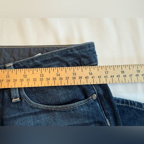 PAIGE Jimmy Jimmy Skinny Jeans Womens 28 Dark Wash ELIA Made in USA Denim - Picture 6 of 10